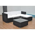 classic rattan weaving aluminum garden sofa set